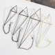 Triangle Hanging Wrought Iron Pineapple Flower Stand Metal Hollow Soilless Flower Pot Simple Flower Stand