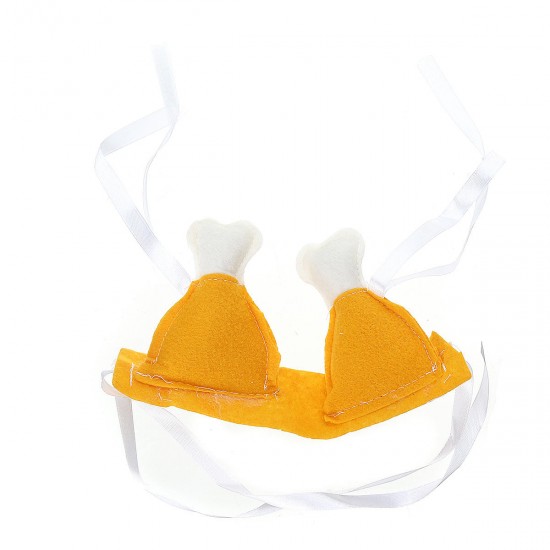 Turkey Chicken Drumstick Headband Dog Chicken Leg Hoop Party Funny Props Cat Headdress Lovely Accessories Costumes Turkey Chicken Drumstick Headband Dog Chicken Leg Hoop Party Funny Props Cat Headdress Lovely Accessories Costumes