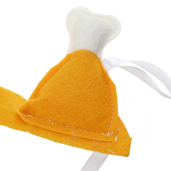 Turkey Chicken Drumstick Headband Dog Chicken Leg Hoop Party Funny Props Cat Headdress Lovely Accessories Costumes Turkey Chicken Drumstick Headband Dog Chicken Leg Hoop Party Funny Props Cat Headdress Lovely Accessories Costumes