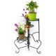 UK Metal Flower Stand Plant Pot Holder Space Saving Decorative Display Shelf DIY UK Metal Flower Stand Plant Pot Holder Space Saving Decorative Display Shelf DIY