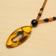 Unique Natural Insects Amber Scorpion Inclusion Pendant Necklace Gemstone Ornament Crafts Gifts Decorations