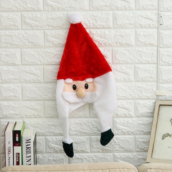 Unisex Christmas Xmas Novelty Plush Hat Santa Claus Hat Holiday Decoration Unisex Christmas Xmas Novelty Plush Hat Santa Claus Hat Holiday Decoration