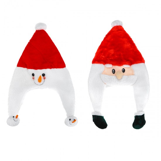 Unisex Christmas Xmas Novelty Plush Hat Santa Claus Hat Holiday Decoration Unisex Christmas Xmas Novelty Plush Hat Santa Claus Hat Holiday Decoration
