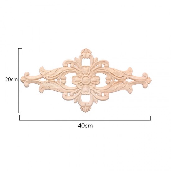 Unpainted Wood Oak Applique Carved Corner Round Onlay Furniture Home Decor Unpainted Wood Oak Applique Carved Corner Round Onlay Furniture Home Decor