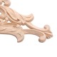 Unpainted Wood Oak Applique Carved Corner Round Onlay Furniture Home Decor