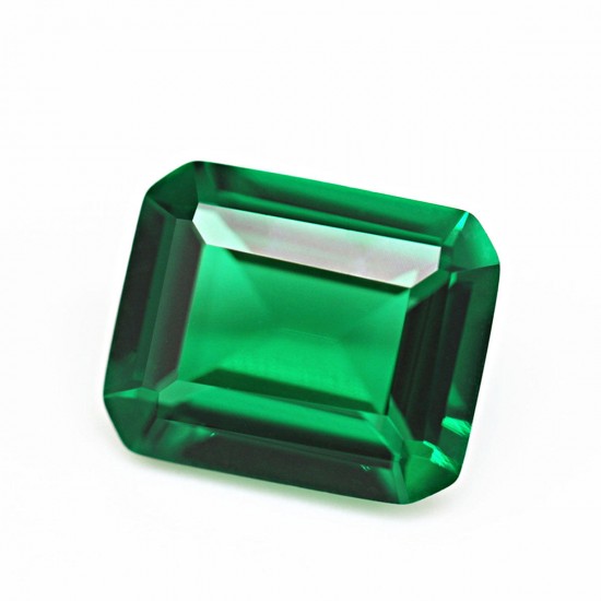 VVS Clarity AAA Synthetic Green Emerald Diamond Sapphire Cut 10x12mm Loose Gems Decorations VVS Clarity AAA Synthetic Green Emerald Diamond Sapphire Cut 10x12mm Loose Gems Decorations