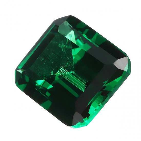 VVS Clarity AAA Synthetic Green Emerald Diamond Sapphire Cut 10x12mm Loose Gems Decorations VVS Clarity AAA Synthetic Green Emerald Diamond Sapphire Cut 10x12mm Loose Gems Decorations