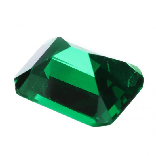 VVS Clarity AAA Synthetic Green Emerald Diamond Sapphire Cut 10x12mm Loose Gems Decorations VVS Clarity AAA Synthetic Green Emerald Diamond Sapphire Cut 10x12mm Loose Gems Decorations
