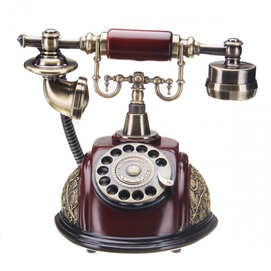 Vintage Antique Style Rotary Phone Fashioned Retro Handset Old Telephone Home Office Decor Vintage Antique Style Rotary Phone Fashioned Retro Handset Old Telephone Home Office Decor