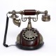 Vintage Antique Style Rotary Phone Fashioned Retro Handset Old Telephone Home Office Decor