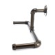 Vintage Double Wall Mounted Clothes Rail Industrial Pipe Home Decorations Vintage Double Wall Mounted Clothes Rail Industrial Pipe Home Decorations