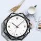 Vintage Handmade Acrylic Wall Clock 3D Elegant Gear Silent Clock Home Offcie Decoration