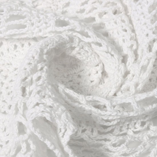 Vintage Handmade Table Runner Crochet Hollow Lace Cotton Desktop Decoration Vintage Handmade Table Runner Crochet Hollow Lace Cotton Desktop Decoration