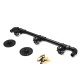 Vintage Industrial Style Wall Mounted Triple Coat Hooks Rack Pegs Towel Rail Holder Vintage Industrial Style Wall Mounted Triple Coat Hooks Rack Pegs Towel Rail Holder