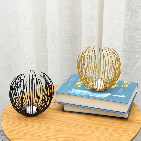 Vintage Iron Candle Holder Creative Simulation Candle For Candlelight Dinner and Home Decor Vintage Iron Candle Holder Creative Simulation Candle For Candlelight Dinner and Home Decor