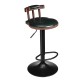 Vintage Leather Breakfast Bar Stool Turning Barstools Footrest Kitchen Chair Bar Decorations