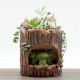 Vintage Lovely Resin Succulent Plant Flower Bonsai Planter Bed Pot Home Garden Decor