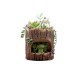 Vintage Lovely Resin Succulent Plant Flower Bonsai Planter Bed Pot Home Garden Decor