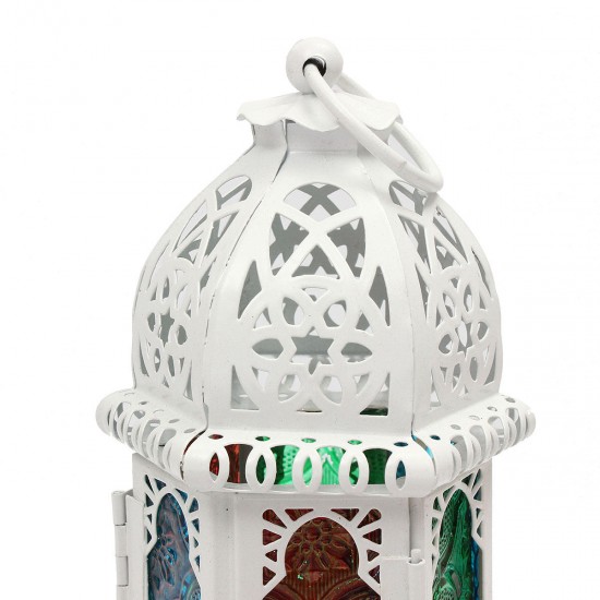 Vintage Moroccan Hollow Iron Lantern Tea Light Hanging Candle Holder Candlestick Vintage Moroccan Hollow Iron Lantern Tea Light Hanging Candle Holder Candlestick