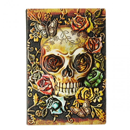 Vintage Pelief PU Halloween A5 Notebook Notepad Paper Journal Diary Book Gift Vintage Pelief PU Halloween A5 Notebook Notepad Paper Journal Diary Book Gift