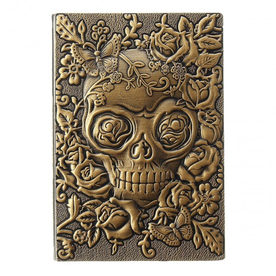 Vintage Pelief PU Halloween A5 Notebook Notepad Paper Journal Diary Book Gift Vintage Pelief PU Halloween A5 Notebook Notepad Paper Journal Diary Book Gift