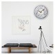 Vintage Wooden Wall Clock Modern Design Antique Style For Home Living Room