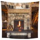 Vivid Fireplace Pattern Tapestry New Wall Hanging Psychedlic Tapestries Decorations Vivid Fireplace Pattern Tapestry New Wall Hanging Psychedlic Tapestries Decorations