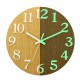 Wall Clock Glow In The Dark Silent Quartz Indoor Living Room Bedroom Luminous Wall Clock Glow In The Dark Silent Quartz Indoor Living Room Bedroom Luminous