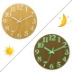 Wall Clock Glow In The Dark Silent Quartz Indoor Living Room Bedroom Luminous Wall Clock Glow In The Dark Silent Quartz Indoor Living Room Bedroom Luminous