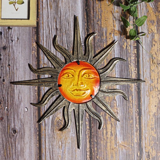 Wall Decoration Metal Sun Home Room Wall Decor