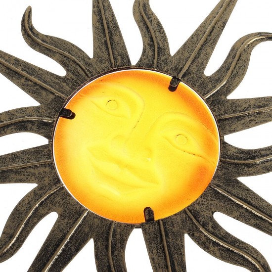 Wall Decoration Metal Sun Home Room Wall Decor