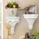 Wall Hanging European Flower Pot Plaster Corbel Shelf Art Rococo Shelf Rack