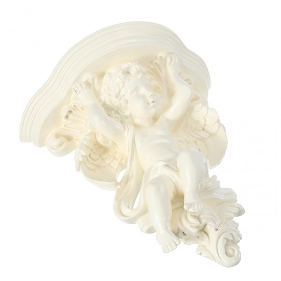 Wall Hanging Flower Pot Cupid Angel Plaster Corbel Rack Shelf Vase Rococo Art Decorations Wall Hanging Flower Pot Cupid Angel Plaster Corbel Rack Shelf Vase Rococo Art Decorations