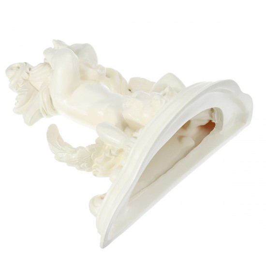Wall Hanging Flower Pot Cupid Angel Plaster Corbel Rack Shelf Vase Rococo Art Decorations Wall Hanging Flower Pot Cupid Angel Plaster Corbel Rack Shelf Vase Rococo Art Decorations