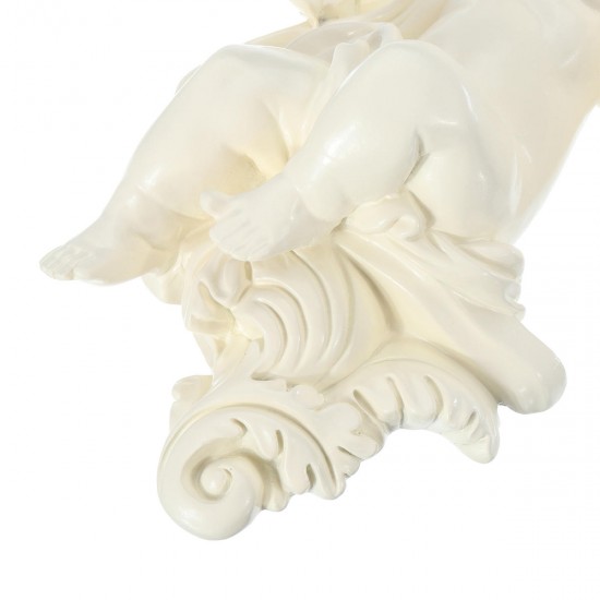 Wall Hanging Flower Pot Cupid Angel Plaster Corbel Rack Shelf Vase Rococo Art Decorations