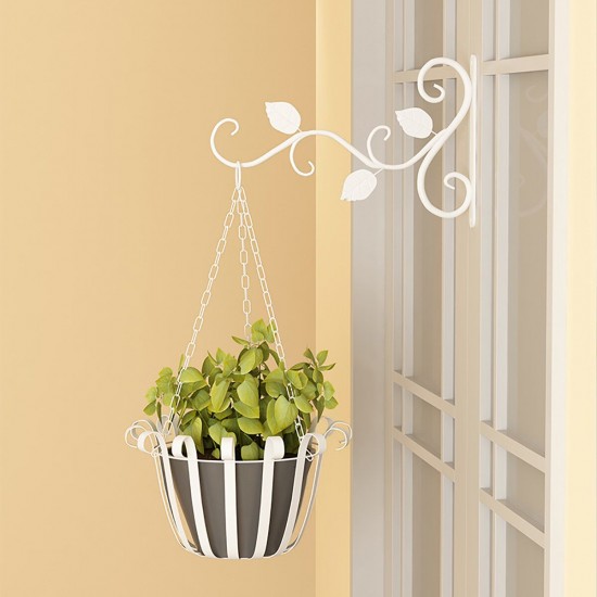 Wall Hanging Flower Stand Outdoor Balcony Hanging Basket Stand Green Radish Hanger Wrought Iron Hook Hanger Wall Hanging Flower Stand Outdoor Balcony Hanging Basket Stand Green Radish Hanger Wrought Iron Hook Hanger