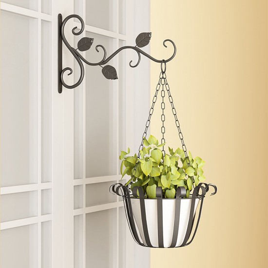 Wall Hanging Flower Stand Outdoor Balcony Hanging Basket Stand Green Radish Hanger Wrought Iron Hook Hanger Wall Hanging Flower Stand Outdoor Balcony Hanging Basket Stand Green Radish Hanger Wrought Iron Hook Hanger