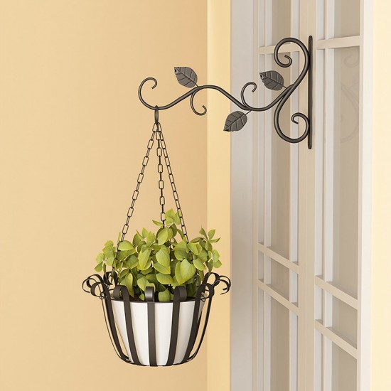 Wall Hanging Flower Stand Outdoor Balcony Hanging Basket Stand Green Radish Hanger Wrought Iron Hook Hanger Wall Hanging Flower Stand Outdoor Balcony Hanging Basket Stand Green Radish Hanger Wrought Iron Hook Hanger