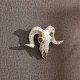 Wall Hanging Resin Ram Skull Ornament Sheep Head Animal Art Sculpture Decorations