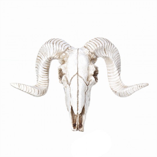 Wall Hanging Resin Ram Skull Ornament Sheep Head Animal Art Sculpture Decorations Wall Hanging Resin Ram Skull Ornament Sheep Head Animal Art Sculpture Decorations