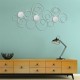 Wall Mirror Abstract Metal Hanging Ring Round Sculpture Home Art Decoration Wall Mirror Abstract Metal Hanging Ring Round Sculpture Home Art Decoration