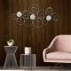 Wall Mirror Abstract Metal Hanging Ring Round Sculpture Home Art Decoration Wall Mirror Abstract Metal Hanging Ring Round Sculpture Home Art Decoration