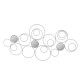 Wall Mirror Abstract Metal Hanging Ring Round Sculpture Home Art Decoration Wall Mirror Abstract Metal Hanging Ring Round Sculpture Home Art Decoration