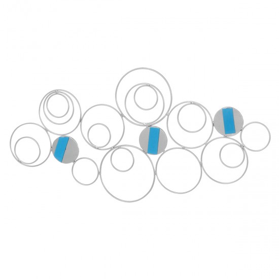 Wall Mirror Abstract Metal Hanging Ring Round Sculpture Home Art Decoration Wall Mirror Abstract Metal Hanging Ring Round Sculpture Home Art Decoration