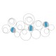 Wall Mirror Abstract Metal Hanging Ring Round Sculpture Home Art Decoration Wall Mirror Abstract Metal Hanging Ring Round Sculpture Home Art Decoration