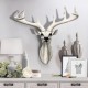Wall Mounted Resin Stag Deer Antlers Head Animal Art Hanging Sculpture Decorations Wall Mounted Resin Stag Deer Antlers Head Animal Art Hanging Sculpture Decorations