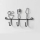Wall Mounting Hook Shelf Iron Keys Hanging Storage Rack Home Door Desktop Organizer Wall Mounting Hook Shelf Iron Keys Hanging Storage Rack Home Door Desktop Organizer