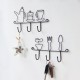 Wall Mounting Hook Shelf Iron Keys Hanging Storage Rack Home Door Desktop Organizer Wall Mounting Hook Shelf Iron Keys Hanging Storage Rack Home Door Desktop Organizer