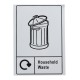 Waste Recycling Sticker Signage - Sign Home Wheelie Bin Window Decal Waterproof Waste Recycling Sticker Signage - Sign Home Wheelie Bin Window Decal Waterproof
