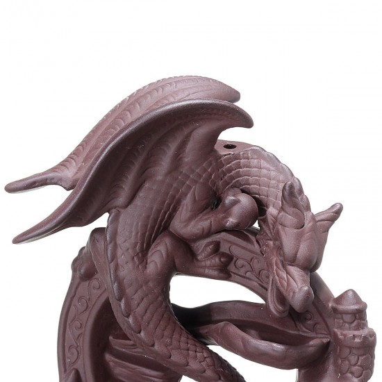 Waterfall Backflow Ceramic Dragon Incense Burner Cone Holder Censer Home Decor Waterfall Backflow Ceramic Dragon Incense Burner Cone Holder Censer Home Decor